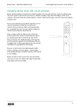 Preview for 5 page of RCO NoKey Force K01 Installing And Operating