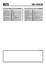 Preview for 8 page of RCS AUDIO-SYSTEMS AM-100 DAB Operating Instructions Manual