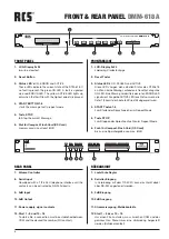 Preview for 6 page of RCS AUDIO-SYSTEMS DMM-618A Operating Instructions Manual