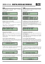 Preview for 7 page of RCS AUDIO-SYSTEMS DMM-618A Operating Instructions Manual