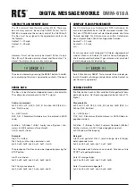 Preview for 10 page of RCS AUDIO-SYSTEMS DMM-618A Operating Instructions Manual