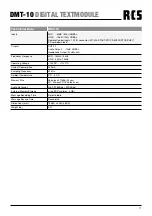 Preview for 11 page of RCS AUDIO-SYSTEMS DMT-10 Operating Instructions Manual