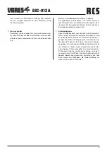 Preview for 5 page of RCS AUDIO-SYSTEMS ESC-012A Operating Instructions Manual