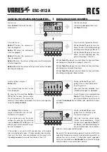 Preview for 15 page of RCS AUDIO-SYSTEMS ESC-012A Operating Instructions Manual