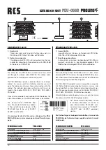 Preview for 10 page of RCS AUDIO-SYSTEMS PAS-300A Operating Instructions Manual