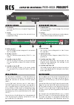 Preview for 12 page of RCS AUDIO-SYSTEMS PAS-300A Operating Instructions Manual