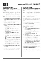 Preview for 18 page of RCS AUDIO-SYSTEMS PAS-300A Operating Instructions Manual