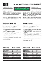 Preview for 22 page of RCS AUDIO-SYSTEMS PAS-300A Operating Instructions Manual