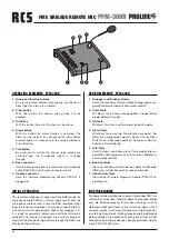 Preview for 44 page of RCS AUDIO-SYSTEMS PAS-300A Operating Instructions Manual