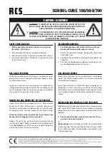 Preview for 2 page of RCS AUDIO-SYSTEMS PWA Series Operating Instructions Manual