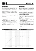 Предварительный просмотр 2 страницы RCS AUDIO-SYSTEMS RC-512 EN Operating Instructions Manual