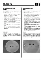 Предварительный просмотр 5 страницы RCS AUDIO-SYSTEMS RC-512 EN Operating Instructions Manual