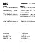 Preview for 4 page of RCS AUDIO-SYSTEMS TU-110RDS Operating Instructions Manual