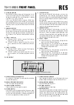 Preview for 7 page of RCS AUDIO-SYSTEMS TU-110RDS Operating Instructions Manual