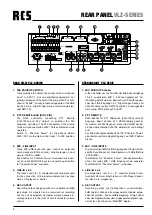 Preview for 8 page of RCS AUDIO-SYSTEMS VLZ Series Operating Instructions Manual