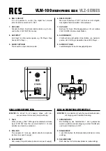 Preview for 20 page of RCS AUDIO-SYSTEMS VLZ Series Operating Instructions Manual