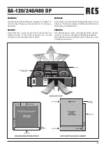 Предварительный просмотр 3 страницы RCS BA-120DP Manual