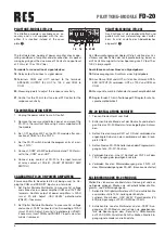 Preview for 6 page of RCS BAN-120 Operating Instructions Manual