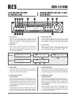 Preview for 4 page of RCS CDP-10M Operating Instructions Manual