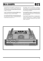 Предварительный просмотр 5 страницы RCS DBA-500DPN Quick Start Manual