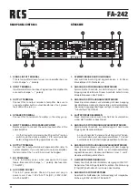 Предварительный просмотр 4 страницы RCS FA-242 Manual