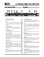 Предварительный просмотр 6 страницы RCS MA-1410B Operating Instructions Manual