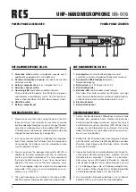 Preview for 6 page of RCS PP-050 Operating Instructions Manual