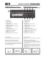 Preview for 10 page of RCS SDC-D55 Sound Coach Operating Instructions Manual