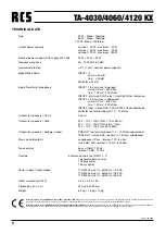 Предварительный просмотр 8 страницы RCS TA-4030 KX Manual