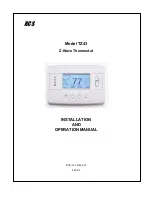 Предварительный просмотр 1 страницы RCS TZ43 Installation And Operation Manual