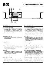 Предварительный просмотр 4 страницы RCS Vares PSC-012A Operating Instructions Manual