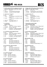 Preview for 7 page of RCS Vares PSC-012A Operating Instructions Manual