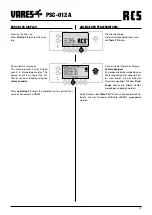 Preview for 13 page of RCS Vares PSC-012A Operating Instructions Manual