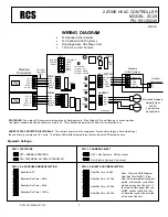 Предварительный просмотр 7 страницы RCS ZC2S Installation And Operation Manual