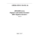 RD DS6600-15M Operating Manual предпросмотр