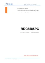 Preview for 1 page of RD RDC6585PC Manual