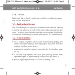 Preview for 3 page of RDI Prestige K10 Instructions For Use Manual