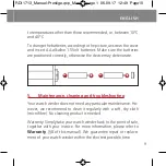 Preview for 9 page of RDI Prestige K10 Instructions For Use Manual