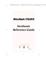 RDI Ultrabook 170 Hardware Reference Manual предпросмотр