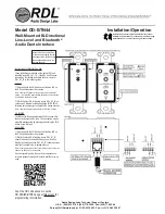 Предварительный просмотр 2 страницы RDL DD-BTN44 Installation & Operation