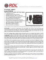 RDL FLAT-PAK FP-PA18 Quick Start Manual preview