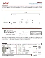 Preview for 1 page of RDL HD-PA35 HD-Series Installation And Operation