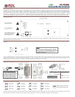 RDL HD-PA35UA Installation And Operation предпросмотр