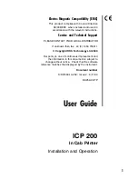 Preview for 1 page of RDS ICP 200 User Manual