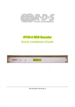 RDS RT25-2 Quick Installation Manual preview