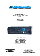 Предварительный просмотр 1 страницы Rduch AMWL-9DSP4/400 Instructions Manual