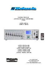 Предварительный просмотр 1 страницы Rduch AMWL-9DSP4A/400 Instructions Manual