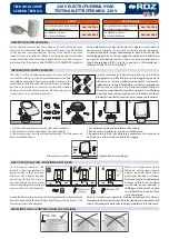 Предварительный просмотр 1 страницы RDZ 1057230 Technical Sheet