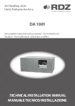 RDZ DA 1001 Technical Installation Manual preview