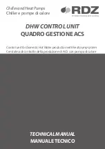 RDZ DHW Operating And Installation Instructions предпросмотр